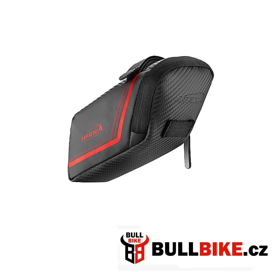 Brašna pod sedlo IBERA IB-SB16 velikost M červená