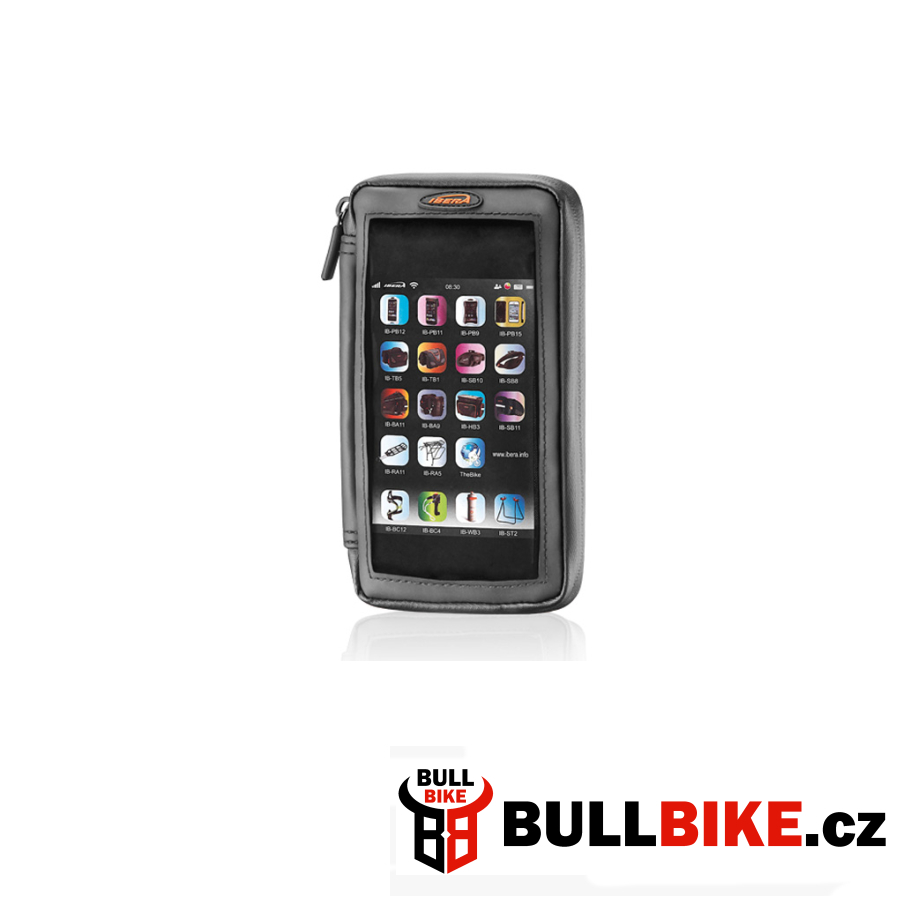 Pouzdro s peněženkou pro Smartphone 4.5 - 5" na představec IBERA IB-PB22