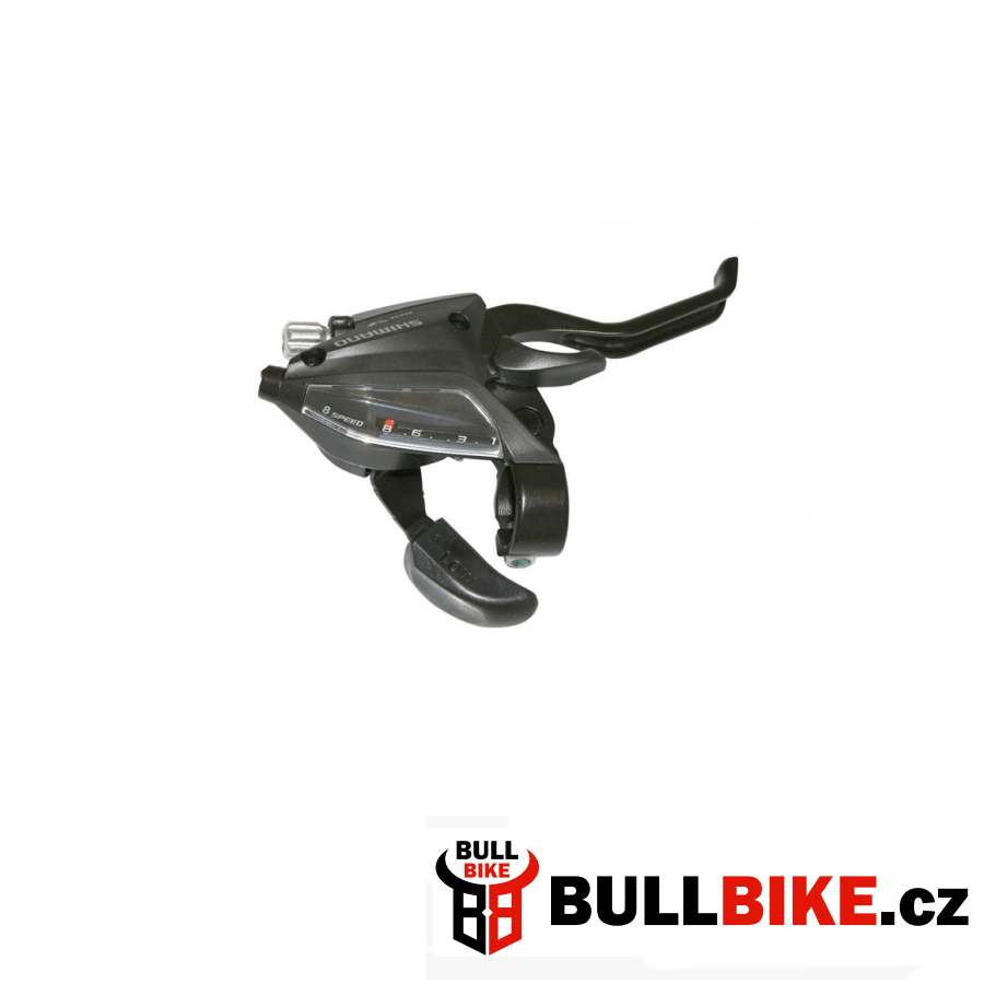 Řadící + brzdová páčka SHIMANO STEF 500 8sp. V-brake pravá