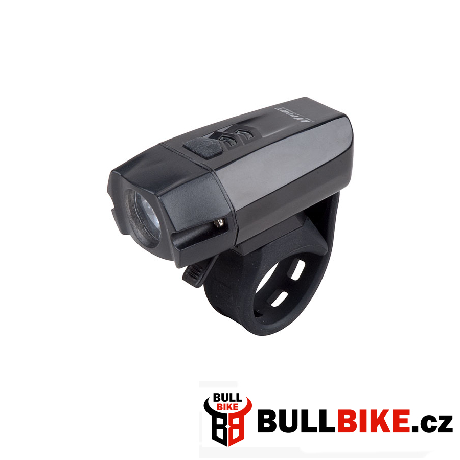Světlo přední PRO-T Plus 400 Lumen Cree XPG R5 LED dioda nabíjecí přes USB kabel