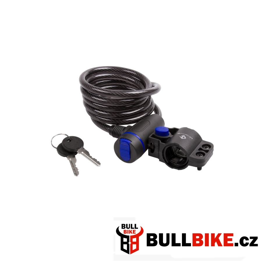 Zámek M-Wave 8x1500mm černý