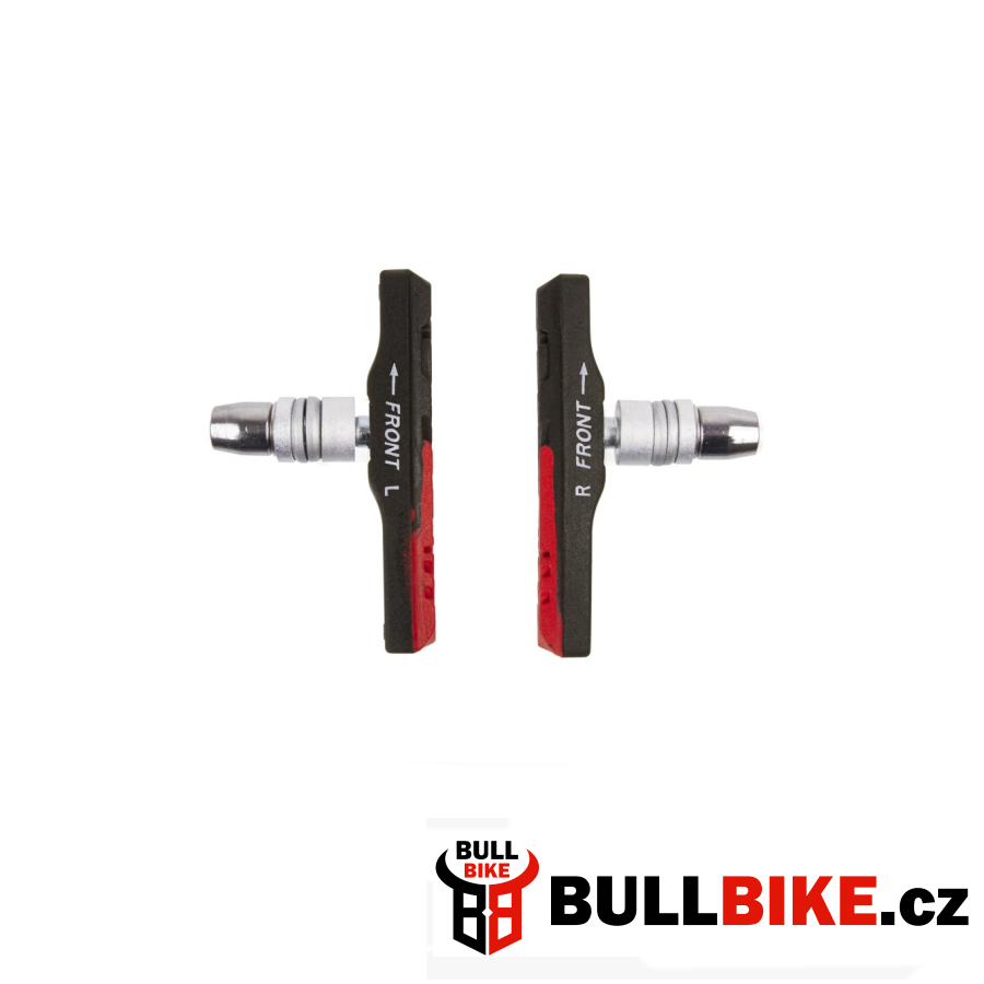 Špalíky M-Wave MTB šroub 72mm černo-červené