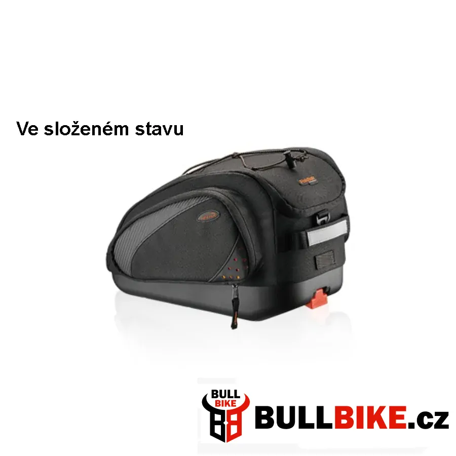 Brašna na nosič IBERA PakRak Commuter Multimount Expandable IB-BA19